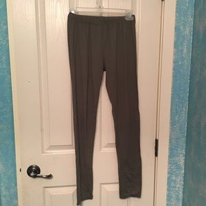 Sage green soft leggings